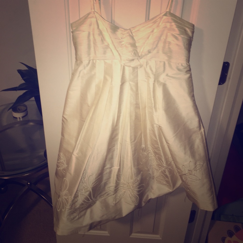 Bcbg embroidered dress